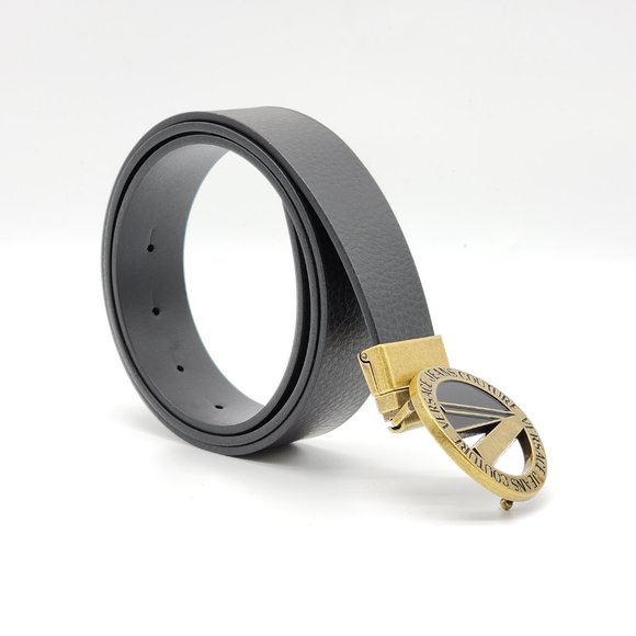 Versace V Emblem Round Belt - Picture 3 of 7